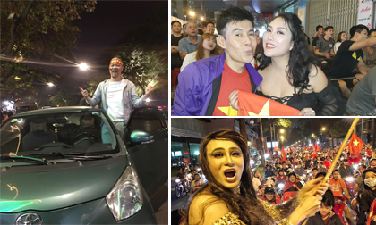 Sao Việt vỡ oà hạnh phúc, vui vẻ đi bão khi đội tuyển U22 Việt Nam lần đầu giành vô địch SEA Games 2019