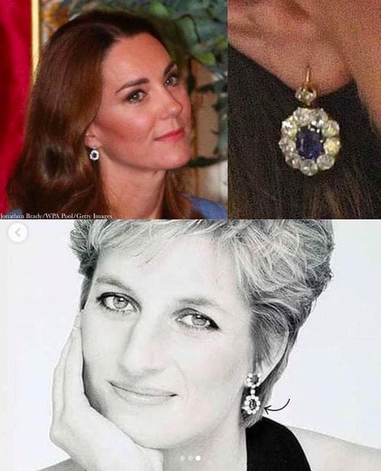 Công nương Kate đánh bại túi Hermes sang chảnh với bộ trang sức từ mẹ chồng Diana 4