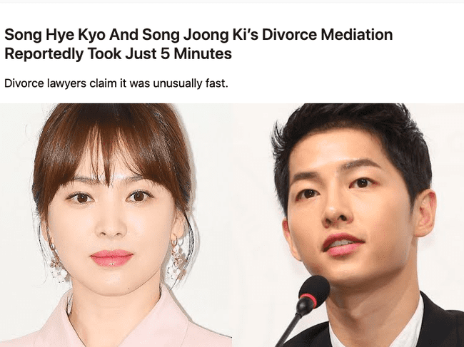 Hé lộ chi tiết bất ngờ vụ ly hôn 2000 tỷ của Song Hye Kyo và Song Joong Ki, liên quan trực tiếp tới chi tiết '5 phút' 1