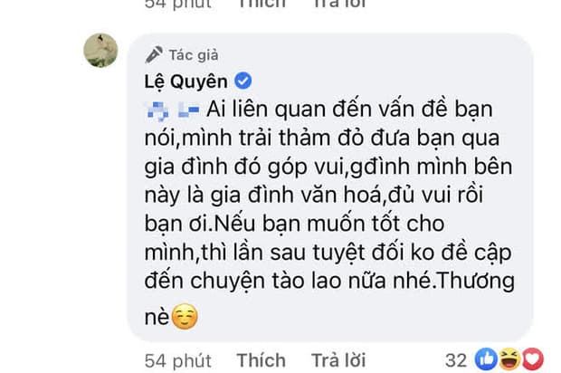 Lệ Quyên và anti fan 2