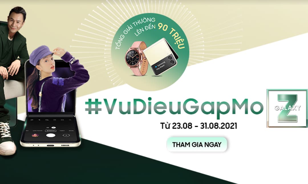 Galaxy Z bắt nhịp trào lưu mới cho giới trẻ với #VuDieuGapMo
