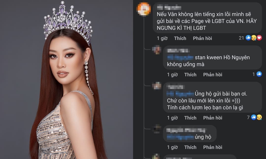 Livestream 'đập tan' tin đồn cạch mặt Kim Duyên nhưng Hoa hậu Khánh Vân lập tức bị tẩy chay vì phát ngôn gây tranh cãi