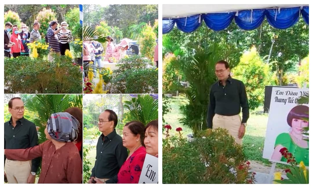 Đến thăm mộ vợ ngày cuối năm, NSƯT Thanh Điền xúc động vì nghĩa cử này của người hâm mộ