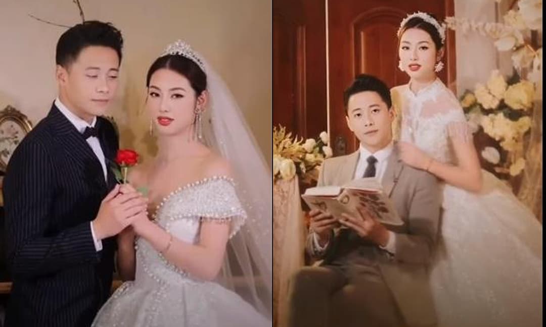 Xôn xao loạt ảnh cưới 'tình bể bình' của Thùy Tiên và Quang Linh Vlogs, sự thật là gì? 