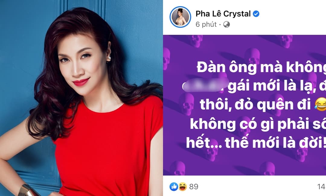 Pha Lê có chia sẻ cực gắt về chuyện đàn ông gái gú giữa scandal hai nghệ sĩ Việt bị tố cưỡng hiếp cô gái Anh