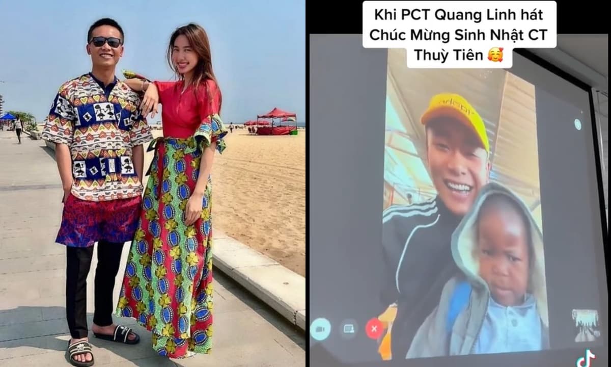 Thùy Tiên nhận quà mừng sinh nhật của Quang Linh Vlogs từ xa