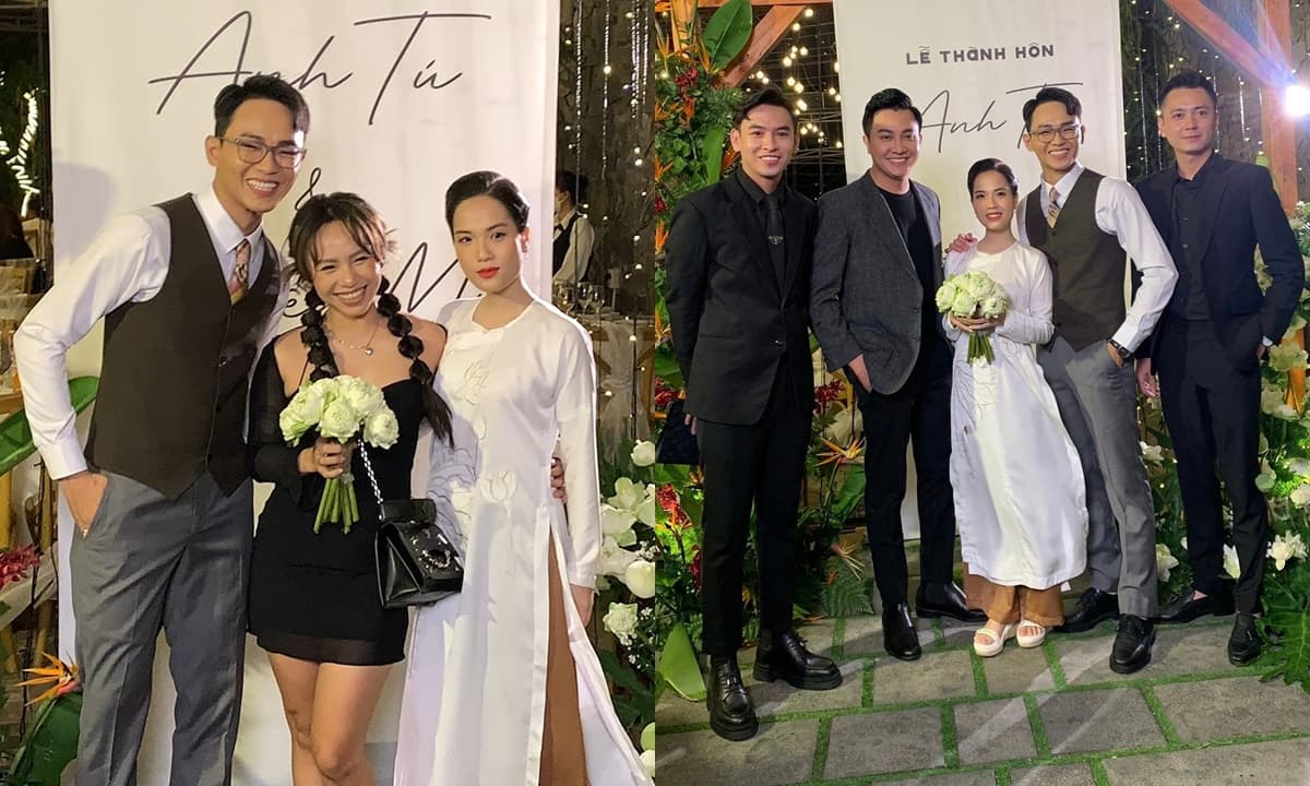 Dàn sao Việt: PuKa, Thuận Nguyễn, Ngọc Phước,... xuất hiện cực xinh đẹp, lộng lẫy tại hôn lễ của Anh Tú - Huyền My