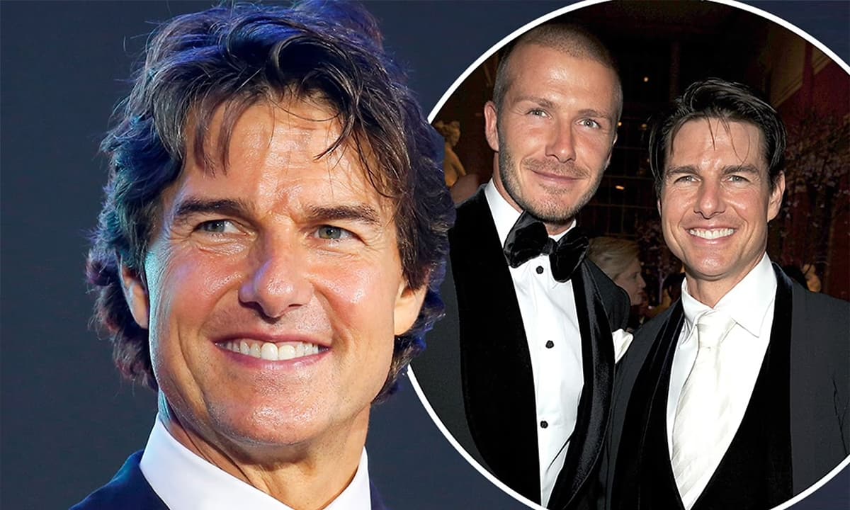 Tom Cruise xây dựng cả một sân bóng đá để 'lôi kéo' David Beckham đến thăm trụ sở giáo phái Scientology