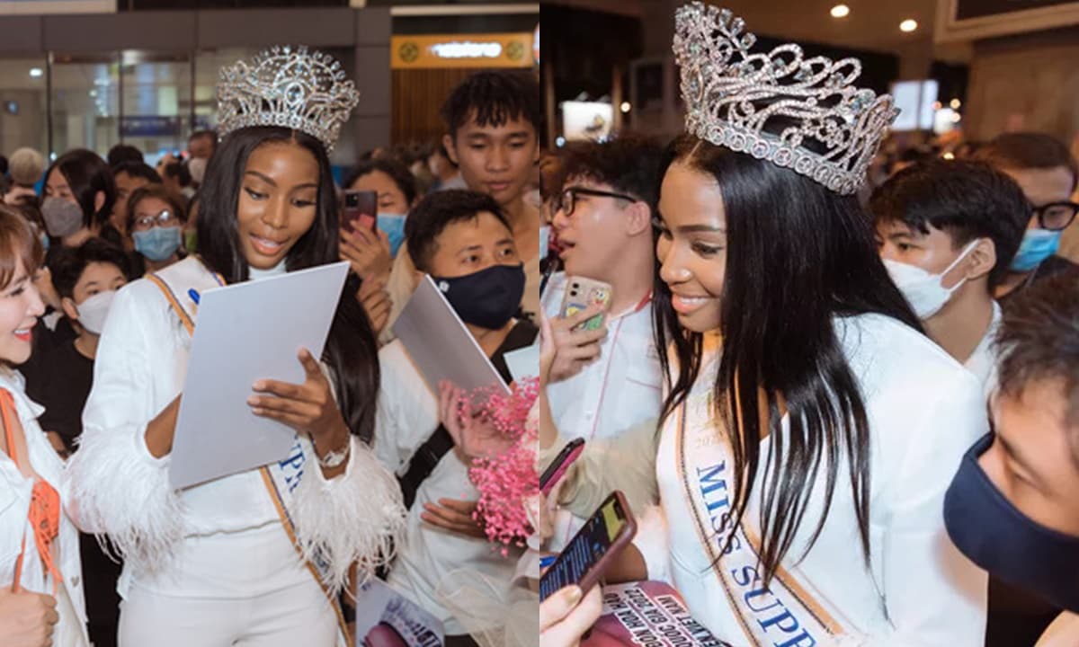 Hoa hậu Siêu Quốc gia 2022 - Lalela Mswane bất ngờ đến Việt Nam, ghi điểm vì sự giản dị