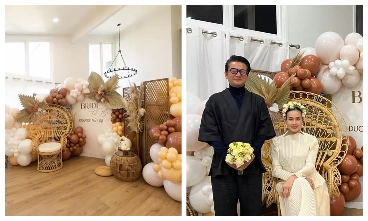 Hoa hậu Dương Mỹ Linh rạng rỡ trong tiệc độc thân trước ngày cưới với chồng doanh nhân