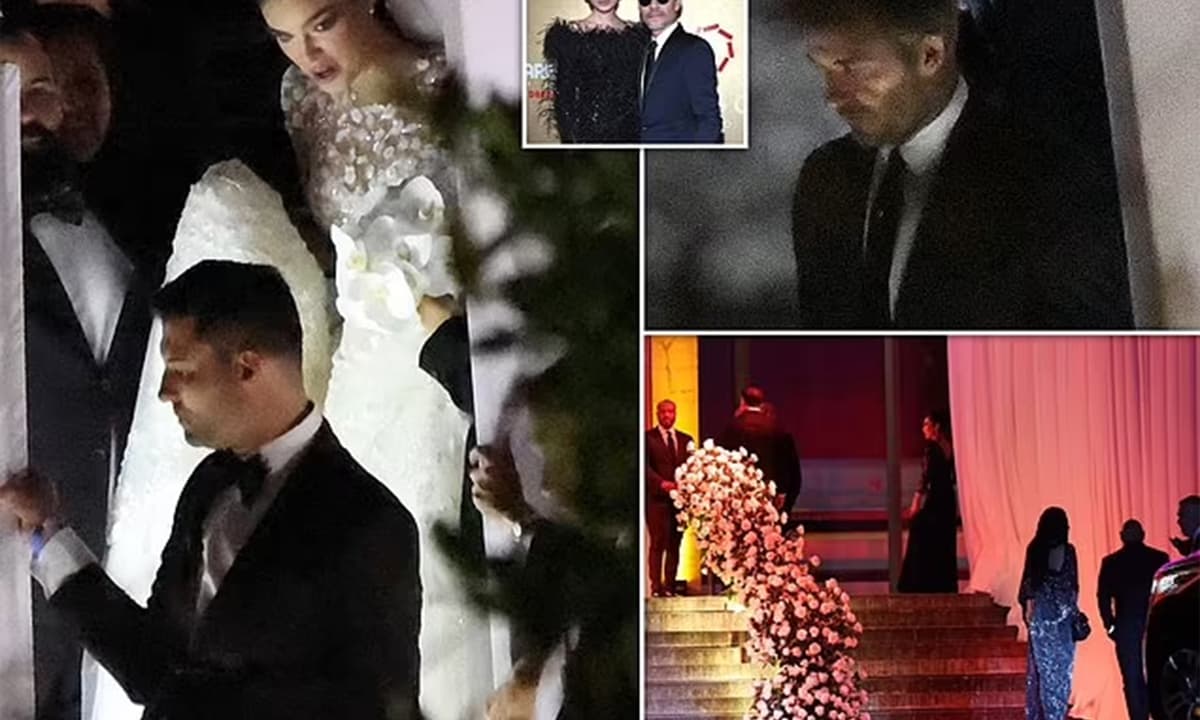 Chồng cũ Jennifer Lopez kết hôn lần 4 với Á hậu Hoàn vũ Nadia Ferreir, David Beckham tới chúc mừng