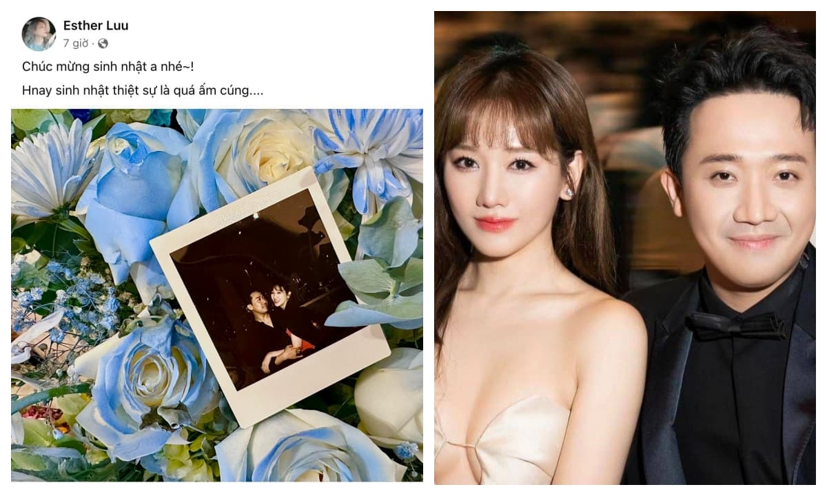 Hari Won gửi lời chúc sinh nhật ngọt lụi tim đến chồng, Trấn Thành tranh thủ nịnh vợ cực khéo
