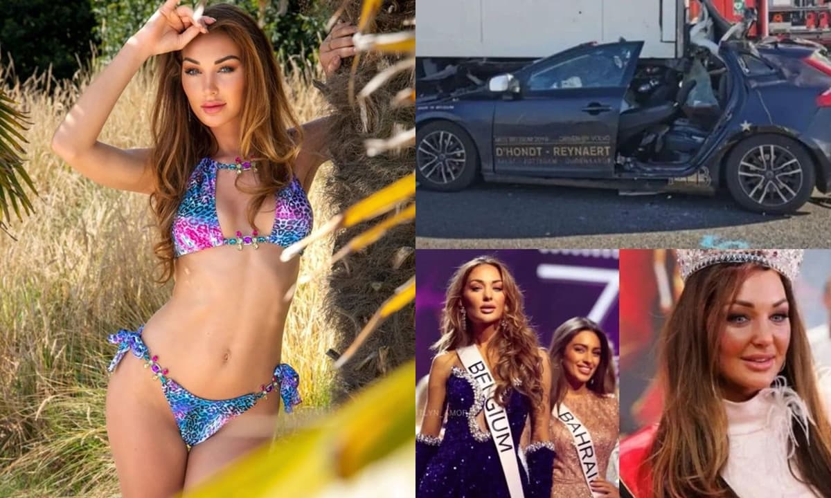 Hoa hậu Hoàn vũ Bỉ 2022 - Chayenne Van Aarle gặp tai nạn xe nghiêm trọng, tình trạng rất nguy kịch