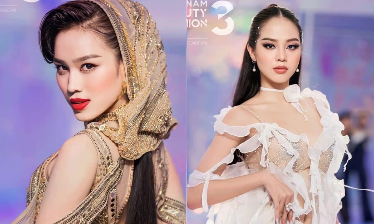 Đỗ Thị Hà và Thanh Thủy bị đem ra so sánh khi catwalk, cùng là 'chánh cung' nhưng chênh lệch thấy rõ 
