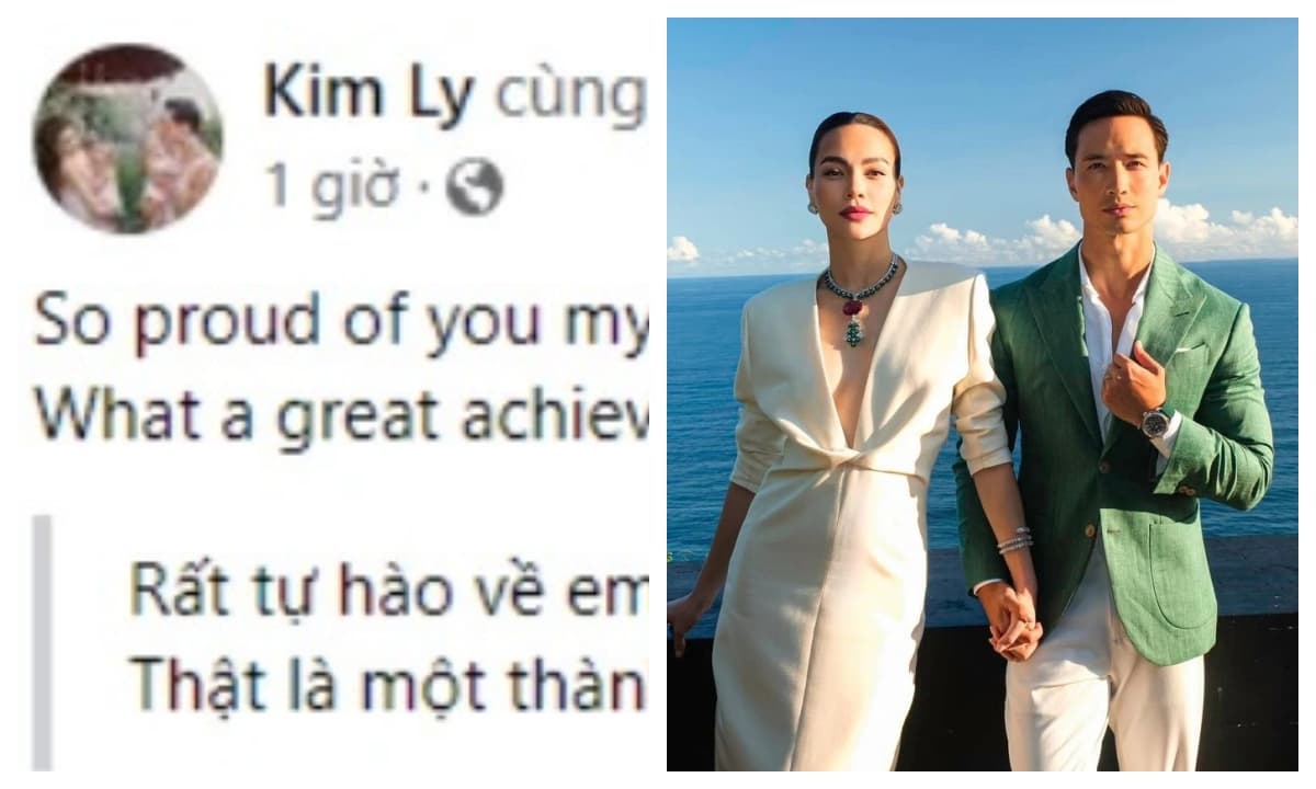 Kim Lý gửi lời chúc cho vợ khi cô đón tin vui lớn, Hà Hồ đáp một câu 'yêu xỉu'