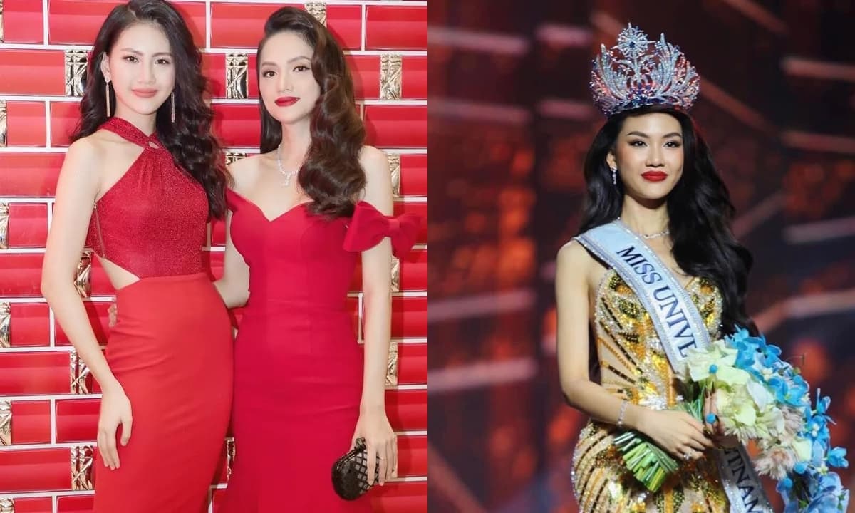 Dàn sao chúc mừng Bùi Quỳnh Hoa đăng quang Miss Universe Vietnam 2023: Hương Giang 'flex' học trò vía tốt, Hoàng Oanh mừng rỡ hết nấc 