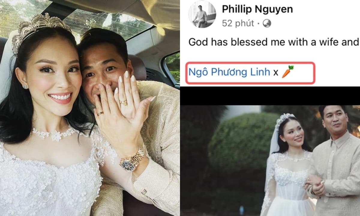 Phillip Nguyễn hé lộ những thước phim trong lễ cưới với Linh Rin, còn để lộ chi tiết như ngầm xác nhận vợ đã hạ sinh thành công? 