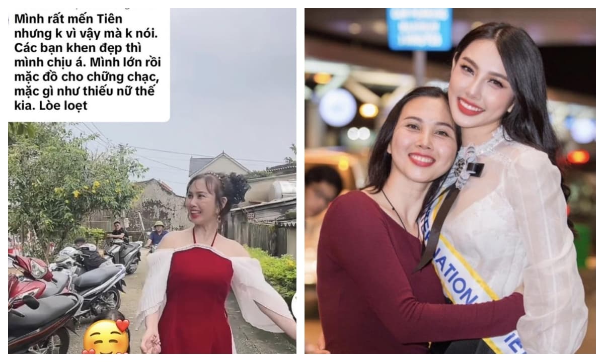 Mẹ Hoa hậu Thùy Tiên bị mỉa mai và chê lòe loẹt khi diện đồ ra phố, màn đáp trả mới gắt