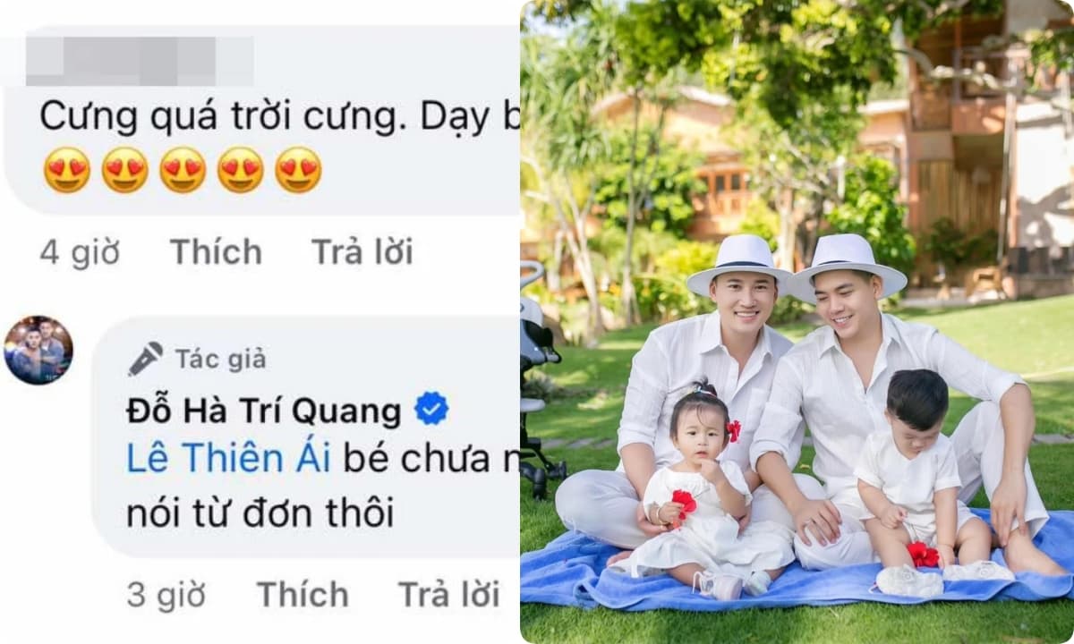 Chỉ một chi tiết bị khán giả nhắc nhở chuyện dạy con, Hà Trí Quang chứng minh chăm bé kĩ cỡ nào