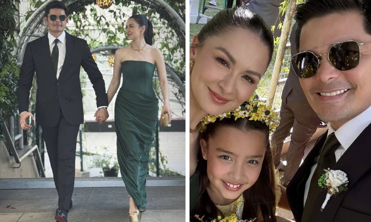 Vợ chồng 'Mỹ nhân đẹp nhất Philippines' chiếm spotlight khi tham dự đám cưới, con gái làm phù dâu nhí mới đáng nói 