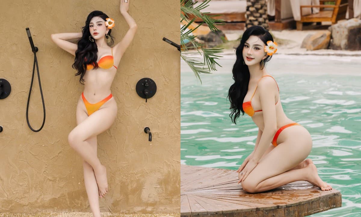 Lâm Khánh Chi tung bộ ảnh diện bikini chặt chém, gây sốt với body cực nuột nà ở U50