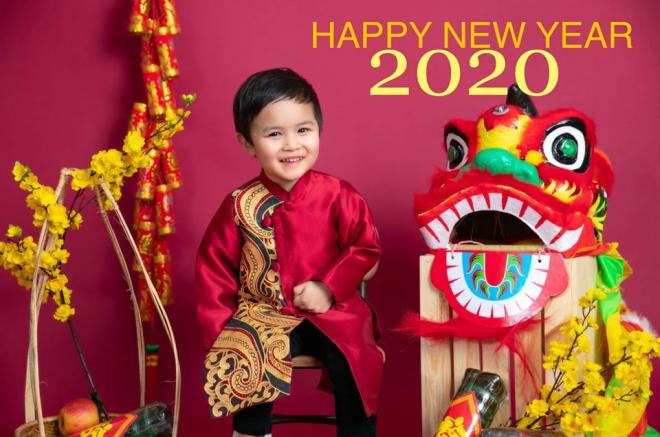 Ảnh tết con đan trường 2