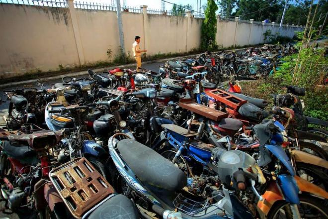 tài xế bỏ xe không nộp phạt 1