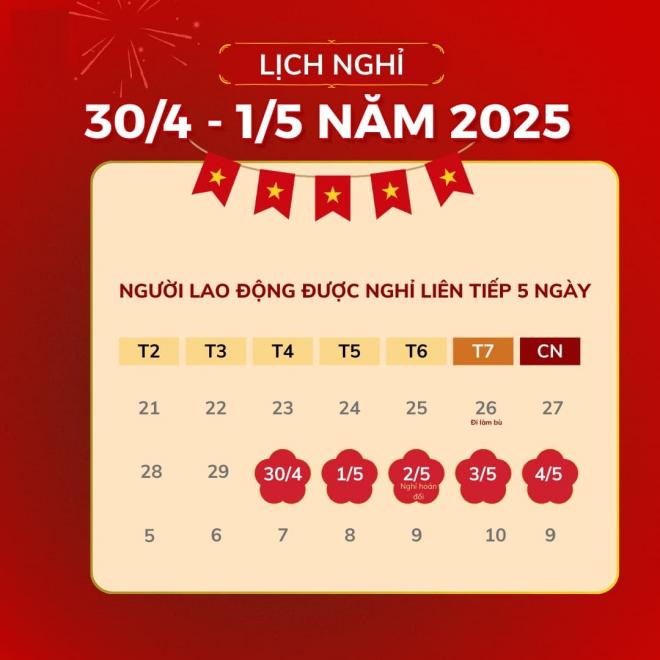 nghỉ lễ 30/4 0