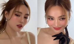 Diện váy khoét ngực, Ninh Dương Lan Ngọc khoe khéo vòng một lấp ló đầy gợi cảm