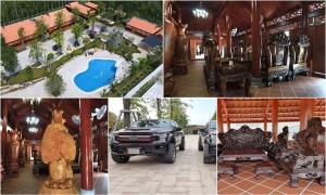 Biệt phủ rộng 15 ha phủ kín nội thất bằng gỗ quý hiếm tại TP HCM: Cần 100 người làm vườn, chi phí gần 2 tỷ đồng/tháng