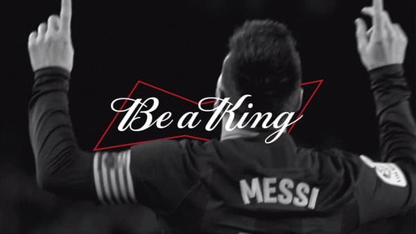 Lionel Messi, bia Budweiser