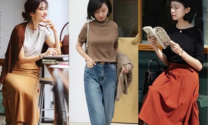 Aaa Jeans, Quần Jean nữ, Quần jean pha sợi cà phê