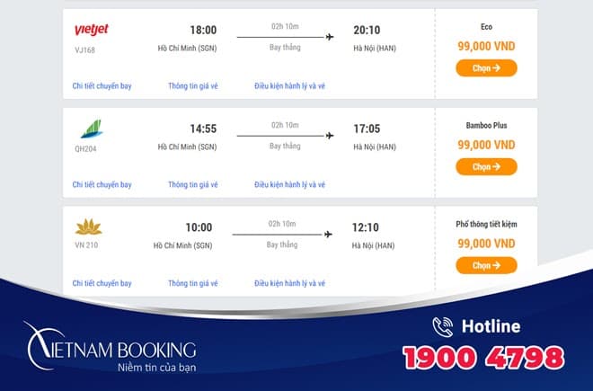 vé máy bay giá rẻ, Vietnam Booking, mua vé máy bay online