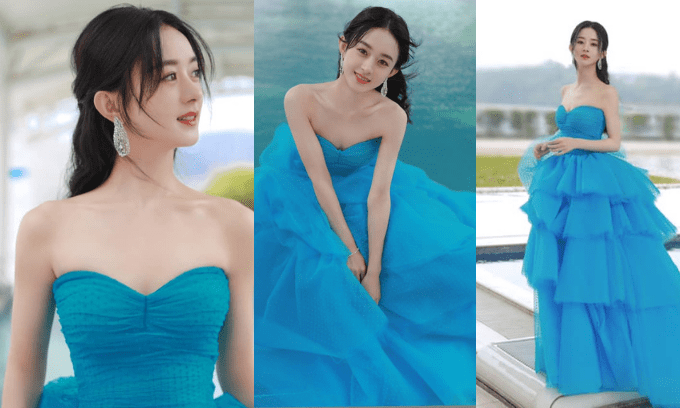 Kim Ưng 2020: Triệu Lệ Dĩnh đẹp như công chúa, ý nghĩa của chiếc váy mới  khiến fan trầm trồ