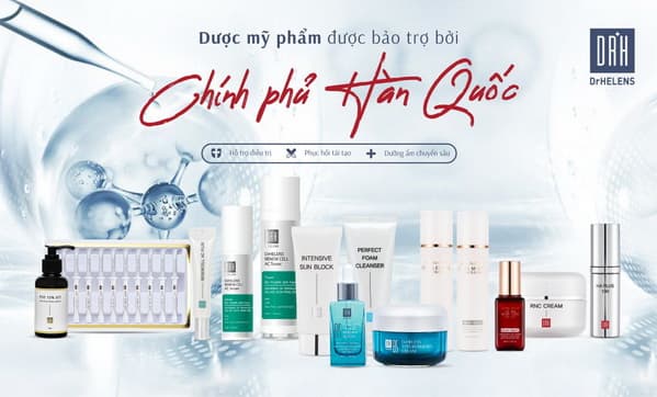 DrHELENS, dược mỹ phẩm, da đẹp, chăm sóc da