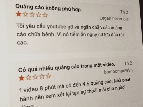 Vanced Tuber, Quảng cáo Youtube