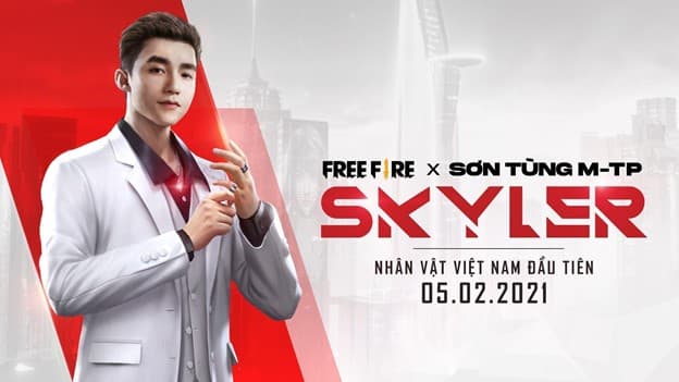 Free Fire, Skyler, Sơn Tùng M-TP