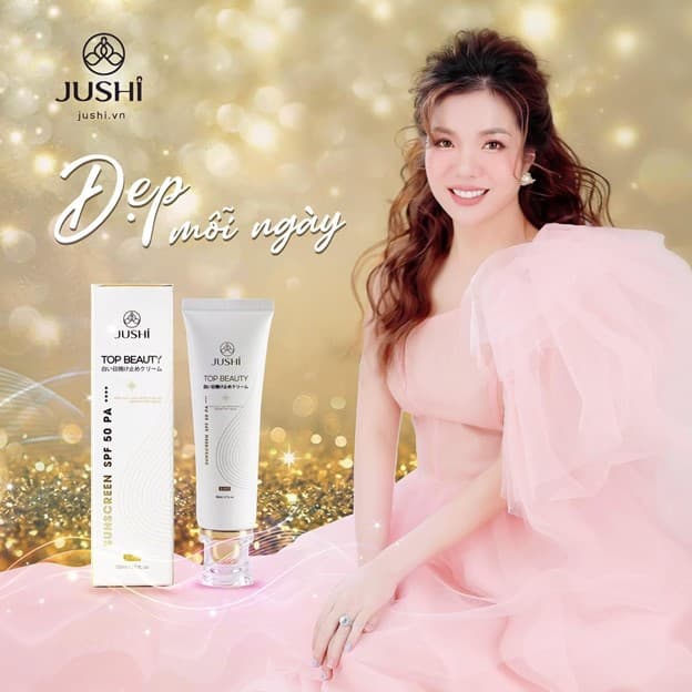 CEO Bùi Thị Thủy, thương hiệu mỹ phẩm Jushi Việt Nam, kem chống nắng Top Beauty