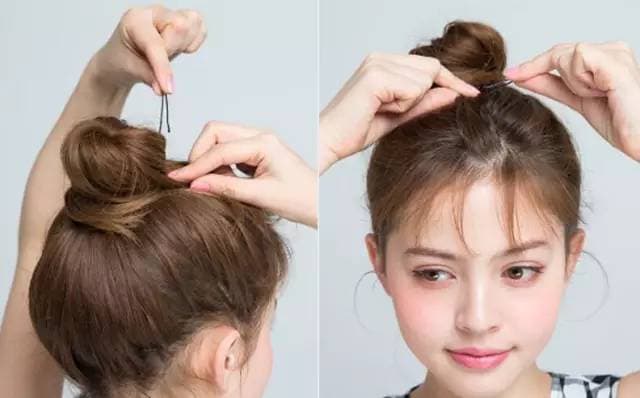 Hướng dẫn chi tiết cách búi tóc đẹp đơn giản cho học sinh