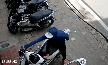 trộm xe máy, Hà Nội, xế tặc