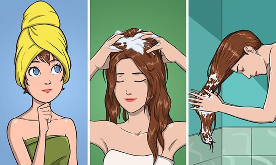 Правильное мытье головы