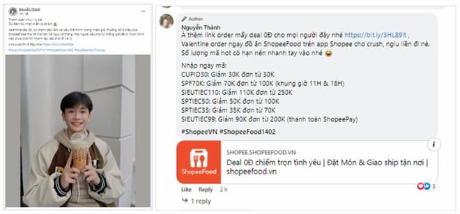 Valentine, ShopeeFood, giới trẻ