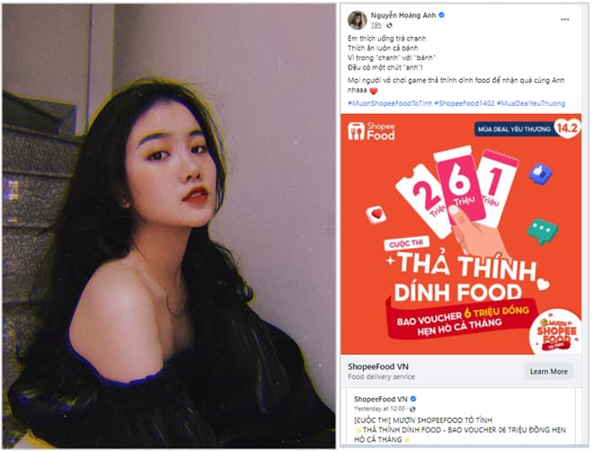 Valentine, ShopeeFood, giới trẻ