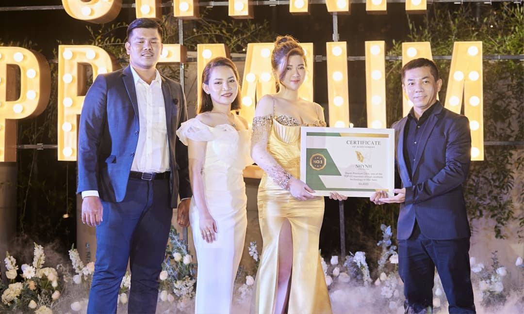Shynh Premium nhận giải 'Top 1 viện thẩm mỹ công nghệ cao hàng đầu Việt Nam'
