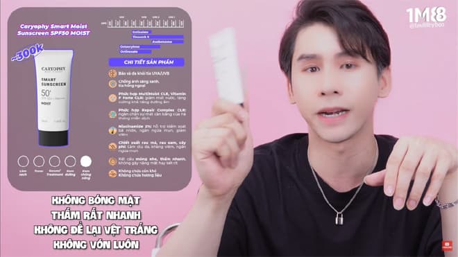Kem chống nắng Caryophy, Beauty Blogger Việt, chăm sóc da