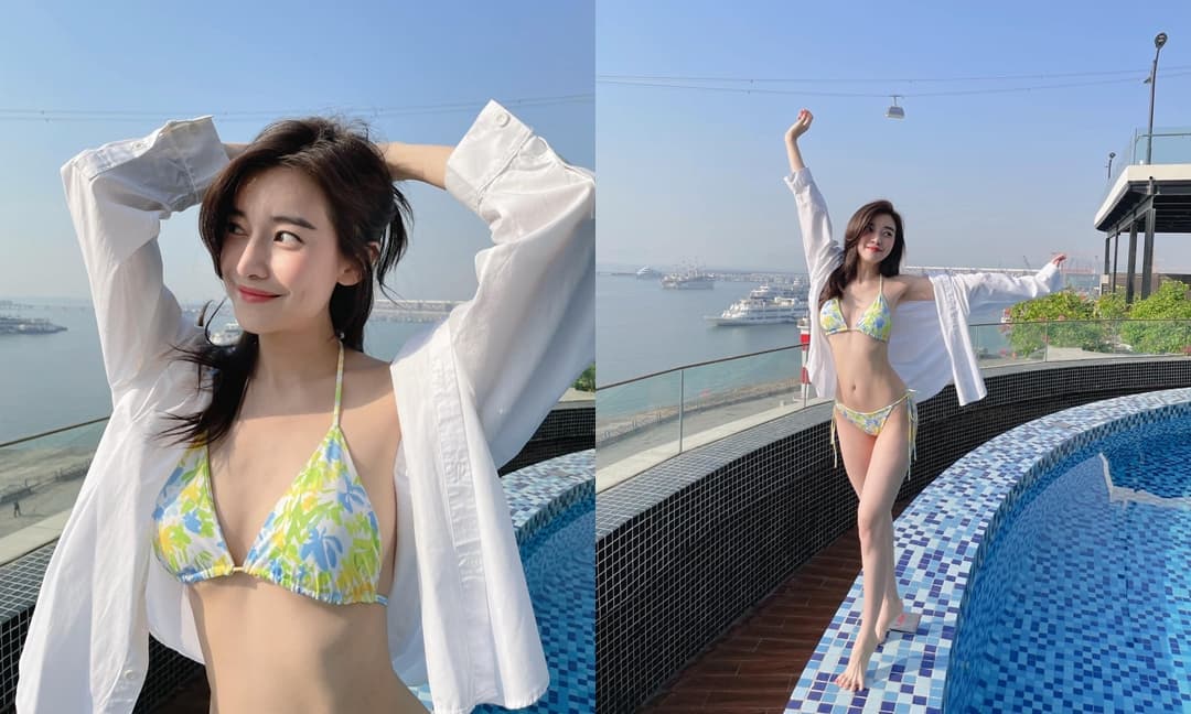 Cao Thái Hà diện bikini cực bén khoe nhan sắc bùng nổ ...