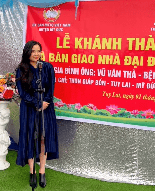 Chủ tịch Thingo Group, Nguyễn Thị Thu Trang, xây nhà tình thương cho người có công