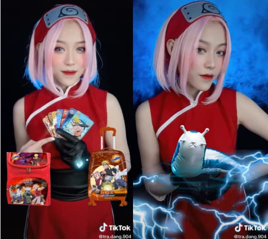 Thẻ AR Naruto, thử thách Cover Naruto, giới trẻ