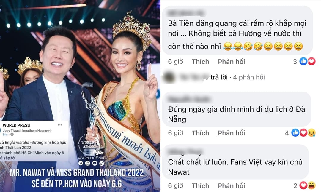 Rộ tin Chủ tịch Nawat cùng Tân Miss Grand Thái Lan sẽ về Việt Nam vào tháng 6, fans sắp đẹp mừng rơn
