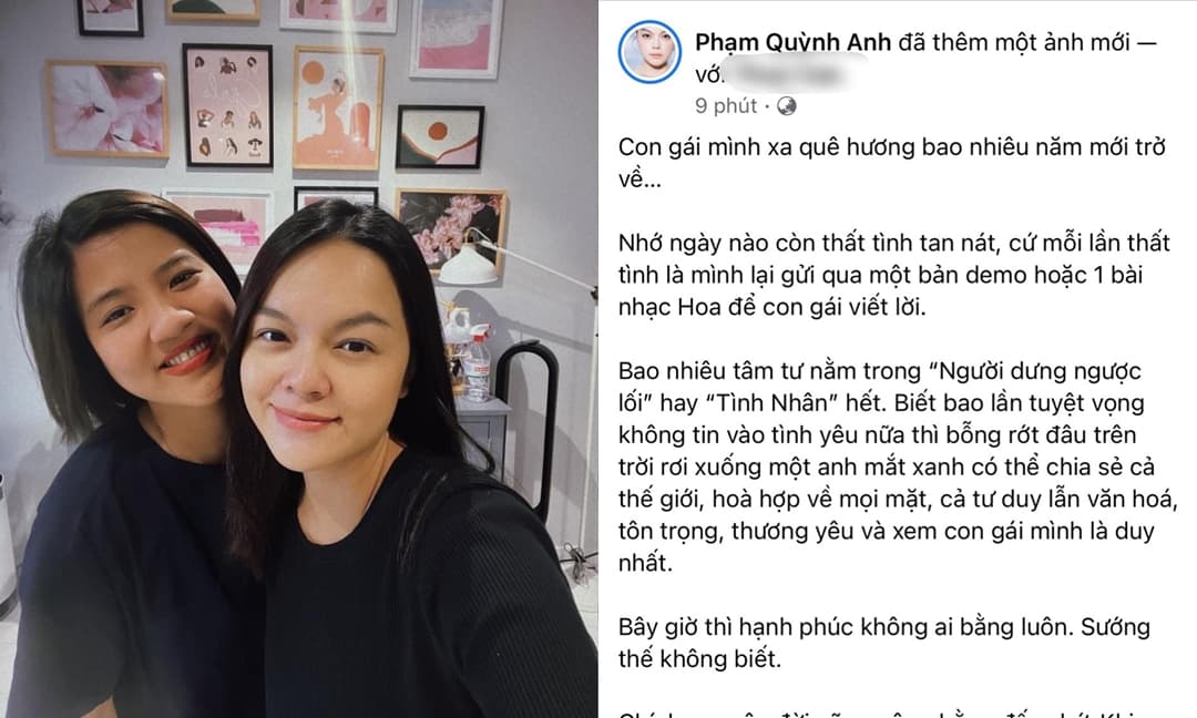 Phạm Quỳnh Anh chia sẻ lại câu chuyện tình yêu của bạn thân, chốt một câu gây chú ý giữa tin đồn mang thai và sắp cưới tình trẻ